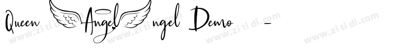 Queen Angel Demo字体字体转换